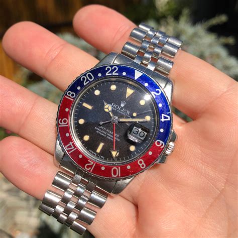 rolex gmt pepsi vintage.